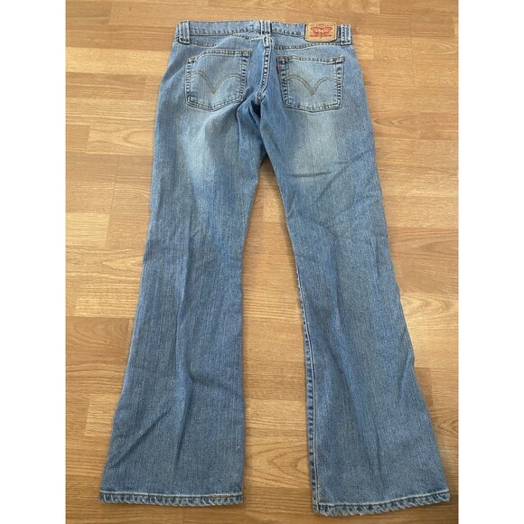 Levi’s Jeans Low Slouch Flare Distressed Women’s 7/M Preppy Y2K pants - Picture 6 of 12